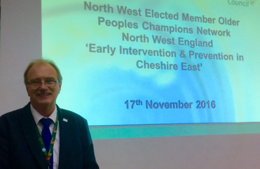 Cllr Steve Edgar hosting NW Network's winter meeting 2