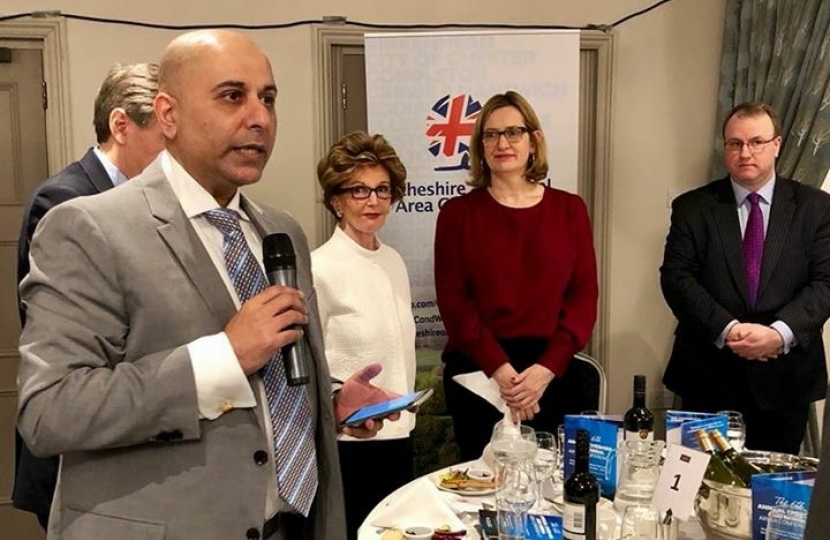 Sajjad Karim MEP, Jacquelene Foster Mep, The Rt. Hon. Amber Rudd MP, 