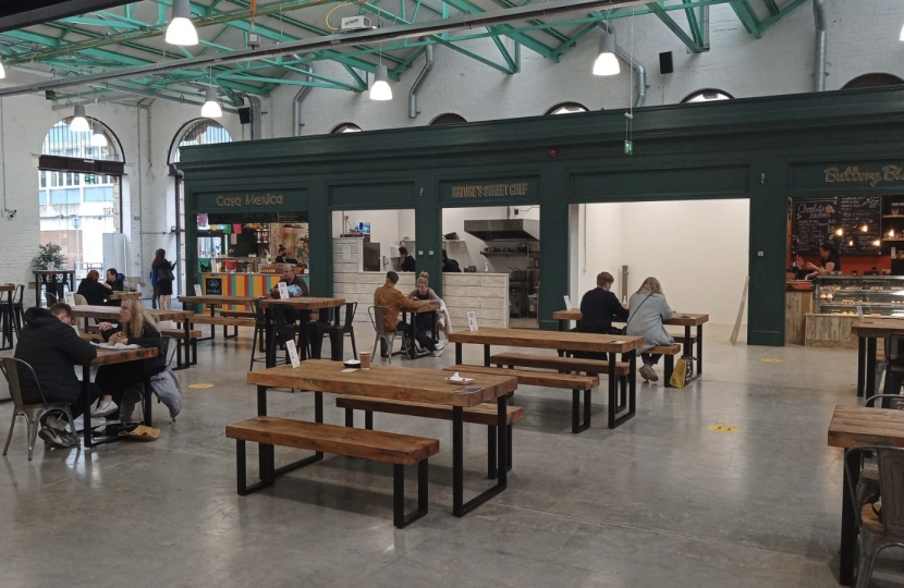 Crewe Market Hall Interior