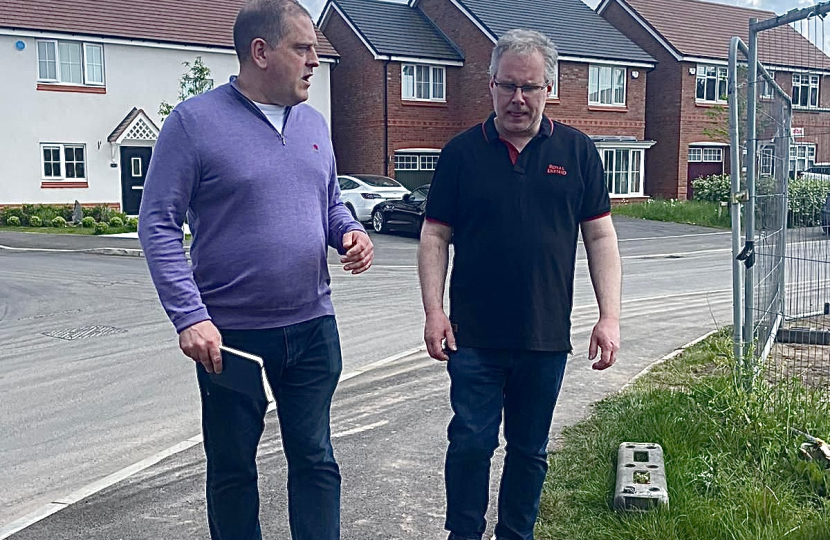 Ben and Roger at Coppenhall Place (May 2024)